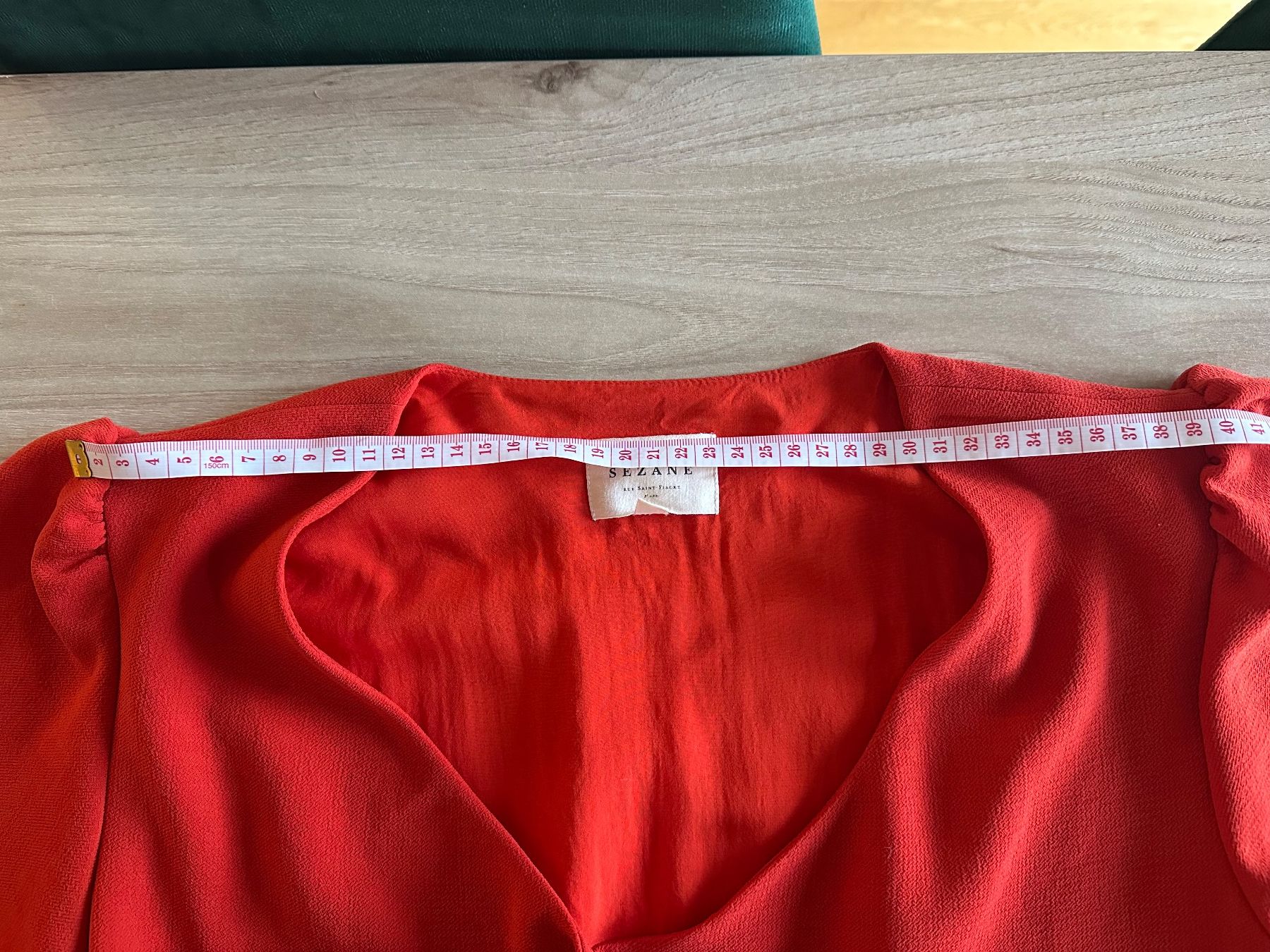 Sezane Vestiti: Robe rouge Sézane – Nuovo (secondo la descrizione) da Lausanne venduto da sou_w9bl 6