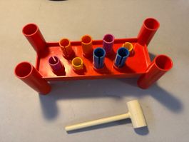 Mothercare Steckspielzeug mit Hammer - Vintage
