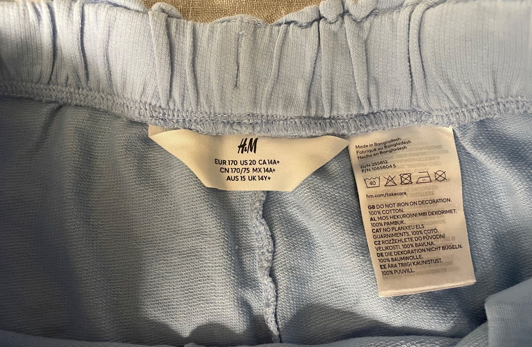 H&M Pantaloni: Mädchen Sommer Shorts, hellblau, Gr. 170, Top Zustand! – Usato da Winterthur venduto da crave 4