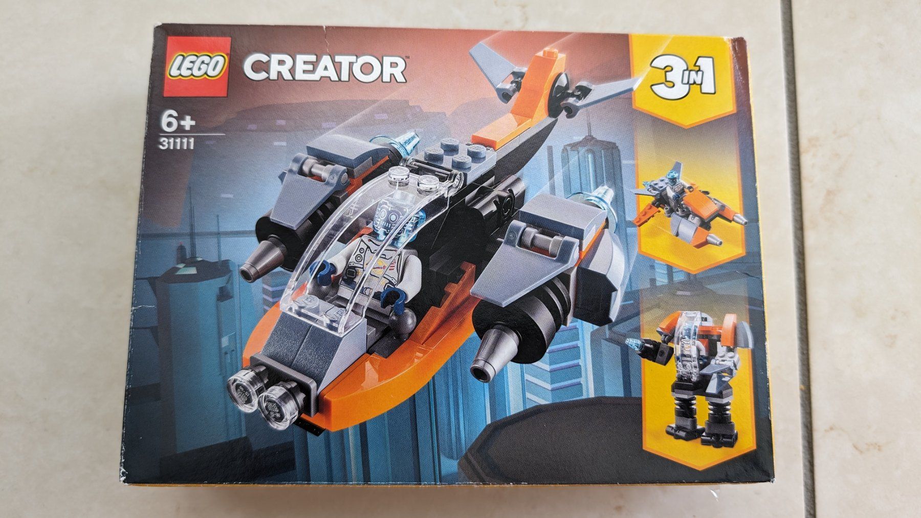 Lego Baukästen: Lego Creator no 3111 3 en 1 Cyber Drone – Gebraucht aus Villars-sur-Glâne von waltherf