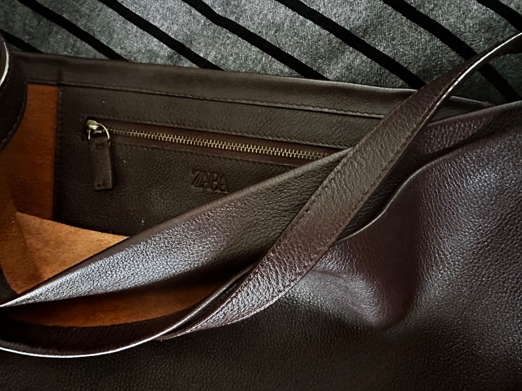 Zara Borse da donna: Braune Ledertasche von ZARA / Echtleder – Usato da Haldenstein venduto da enie123 8