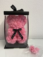 Rosen-Bärli in Geschenkbox - Romantisches Geschenk!