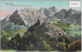 Bad Ragaz - Ruine Wartenstein mit dem Falkniss