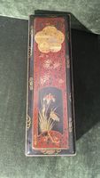 Antike Lackschatulle China ca. 1920 -1940 mit Schlüssel