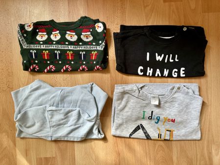 Pulls (x4) taille 80cm - Parfait pour l'hiver!