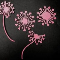 LÖWENZAHN / BLUME STANZSCHABLONE