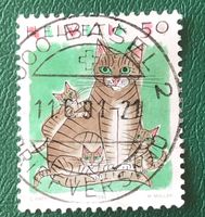 Nr.790 mit VollStempel Katzen 1990 Basel   