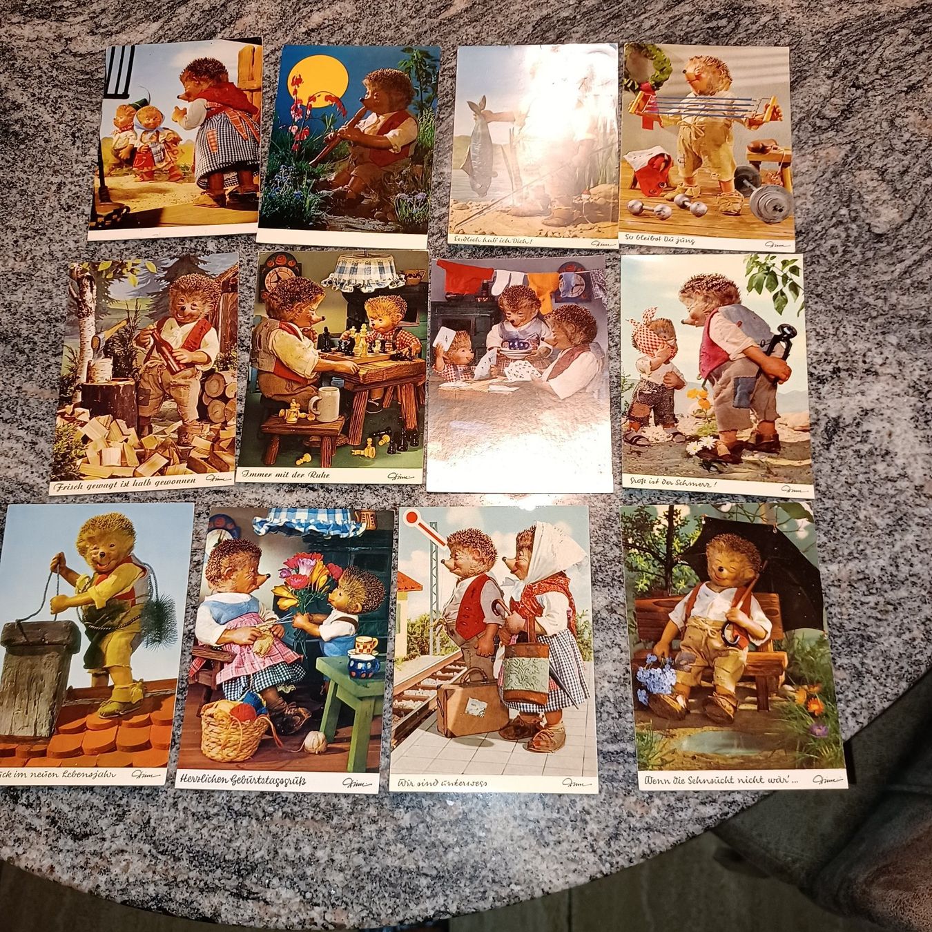 Cartoline postali: Sammlung Steiff Mecki 61  farbige lustige  Ansichtskarten – Usato da Abtwil SG venduto da luupsy 4