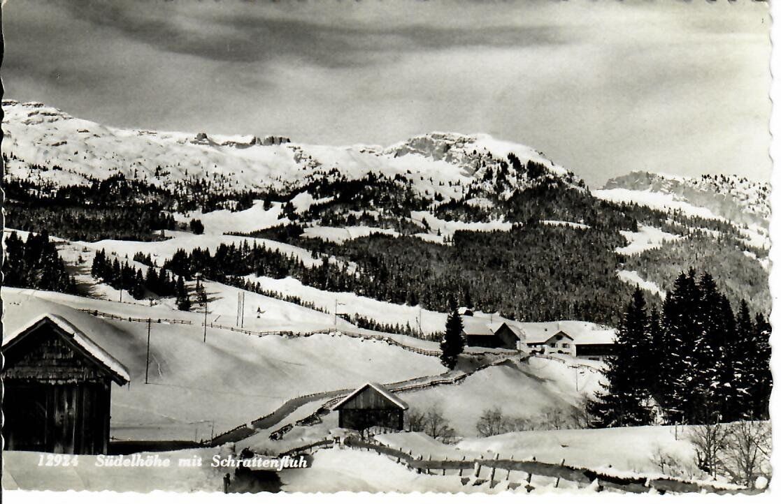 Cartoline postali: Südelhöhe mit Schrattenfluh – Usato da Hochdorf venduto da Ziegel-16