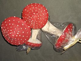 🍄4 SET SÜSSE🍄 KERZEN 🍄FLIEGENPILZE