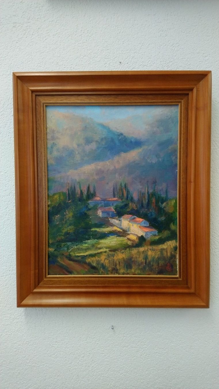 Dipinti: Oel auf Leinwand / Mediterrane Landschaft – Usato da Kreuzlingen venduto da 123peter
