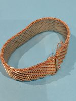 Armband vergoldet 18 Karat, 2 cm breit