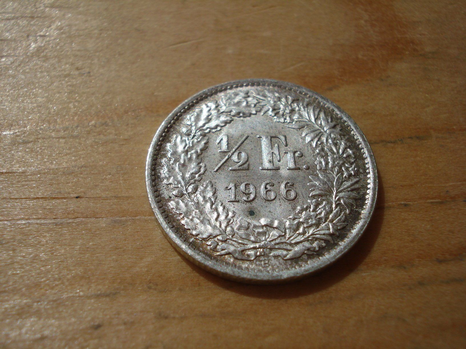Tutti le monete: (D2) 1/2 Franken 1966 UNZ-STGL – Usato da Erlach venduto da Net-Coins