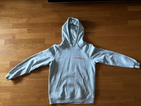 Babyblauer Hoodie Grösse L 