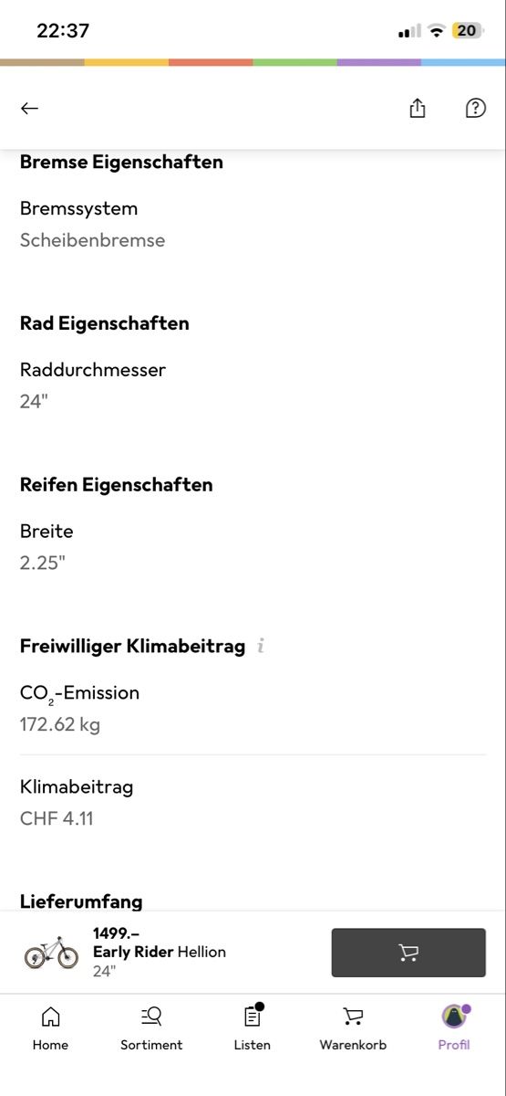 Early Rider Velos: Kinder Mountainbike Earlyrider – Gebraucht aus Freienwil von oss078 7