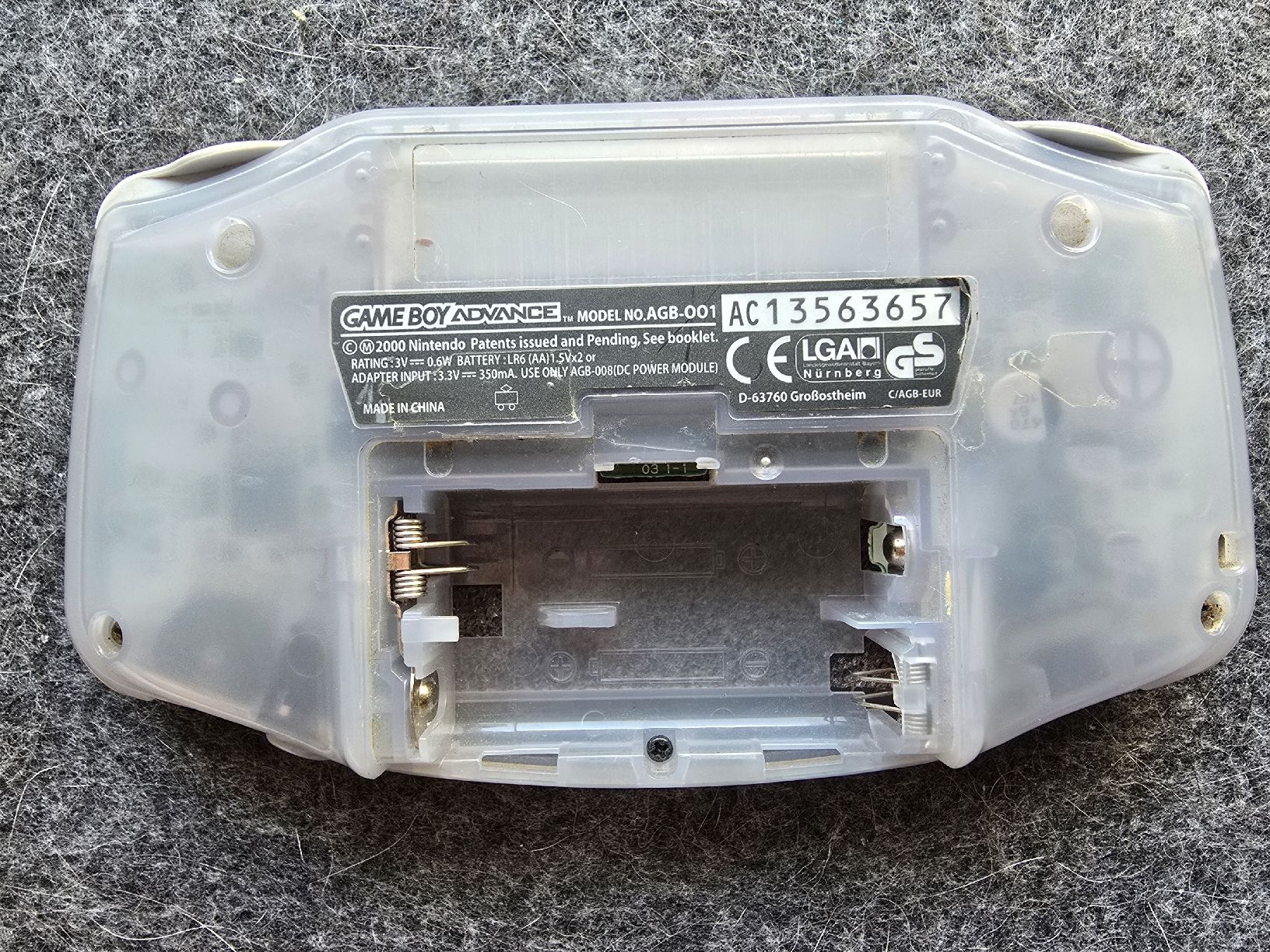 Nintendo Console: Gameboy Advance transparente fonctionnelle – Usato da Chézard-St-Martin venduto da arkanges25 3
