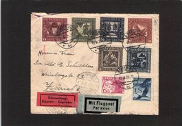Brief Luftpost 14.Vl.1929 Wien-Zürich ,Telegraphenst. Rü