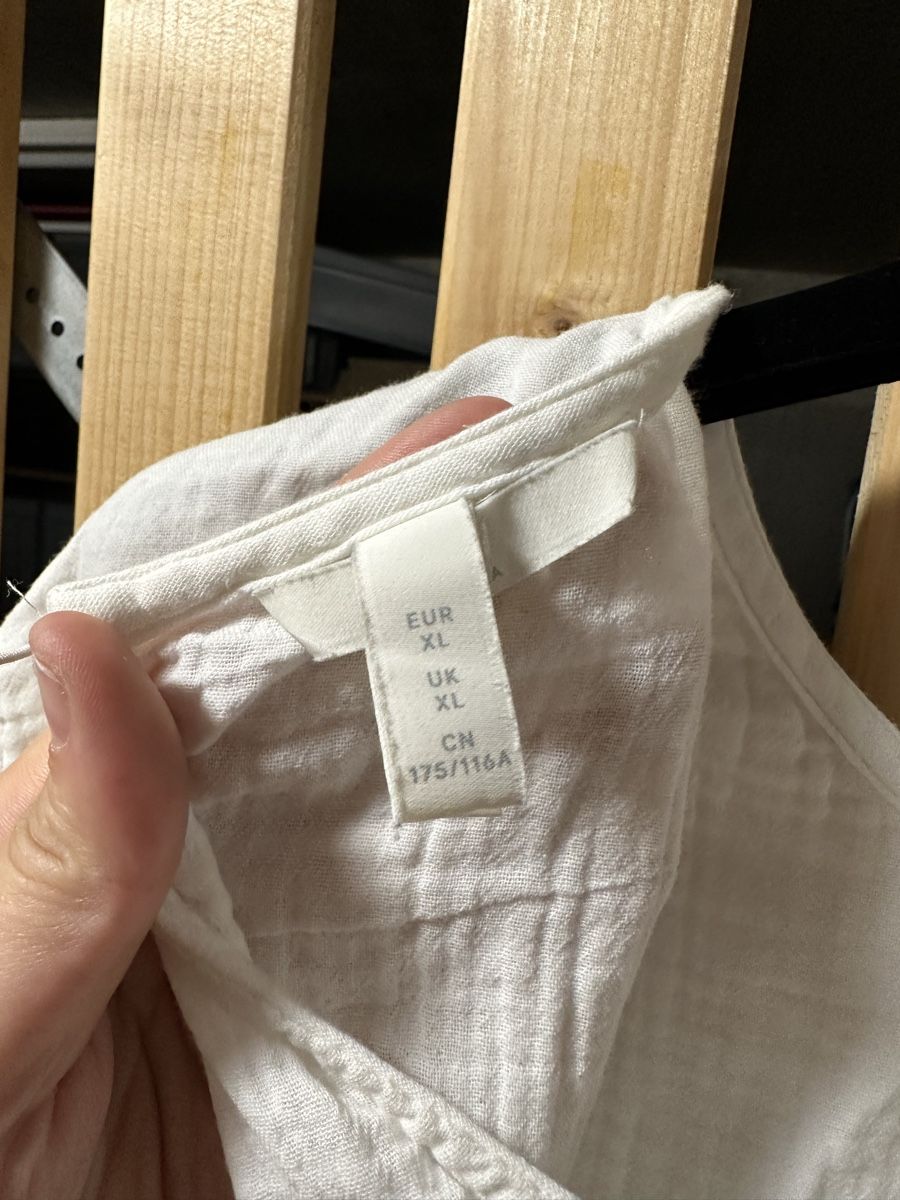 H&M Camicette: Stilltop, Mousselinstoff, H&M, XL – Difettoso da Uster venduto da staernli4 4