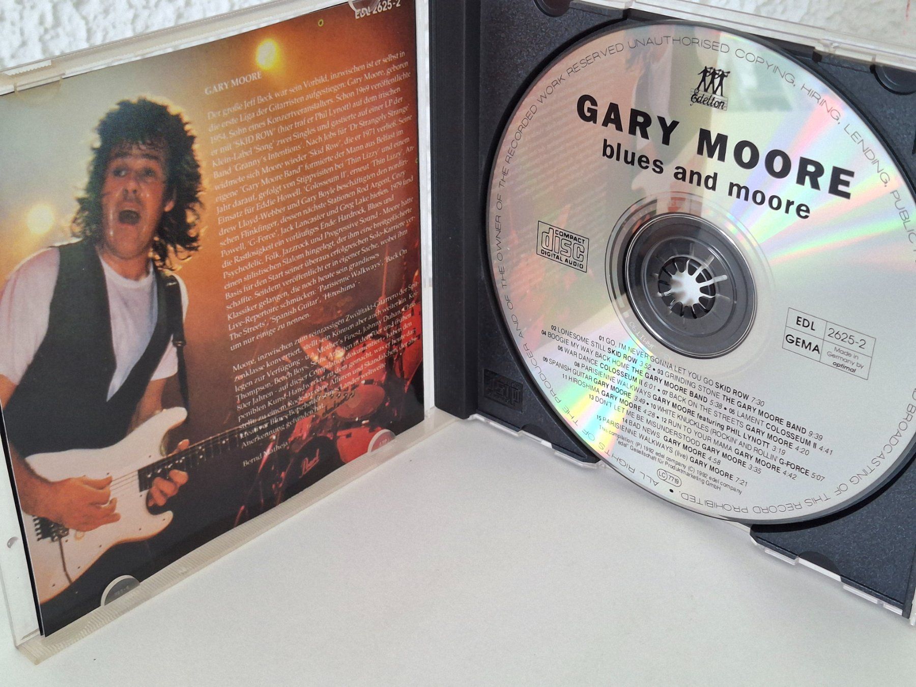 CDs: CD Gary Moore- Blues and Moore – Gebraucht aus Aarberg von Jackup1 2
