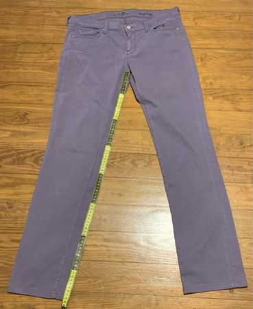 Jeans cotone lilla tg 30 7 For All Mankind