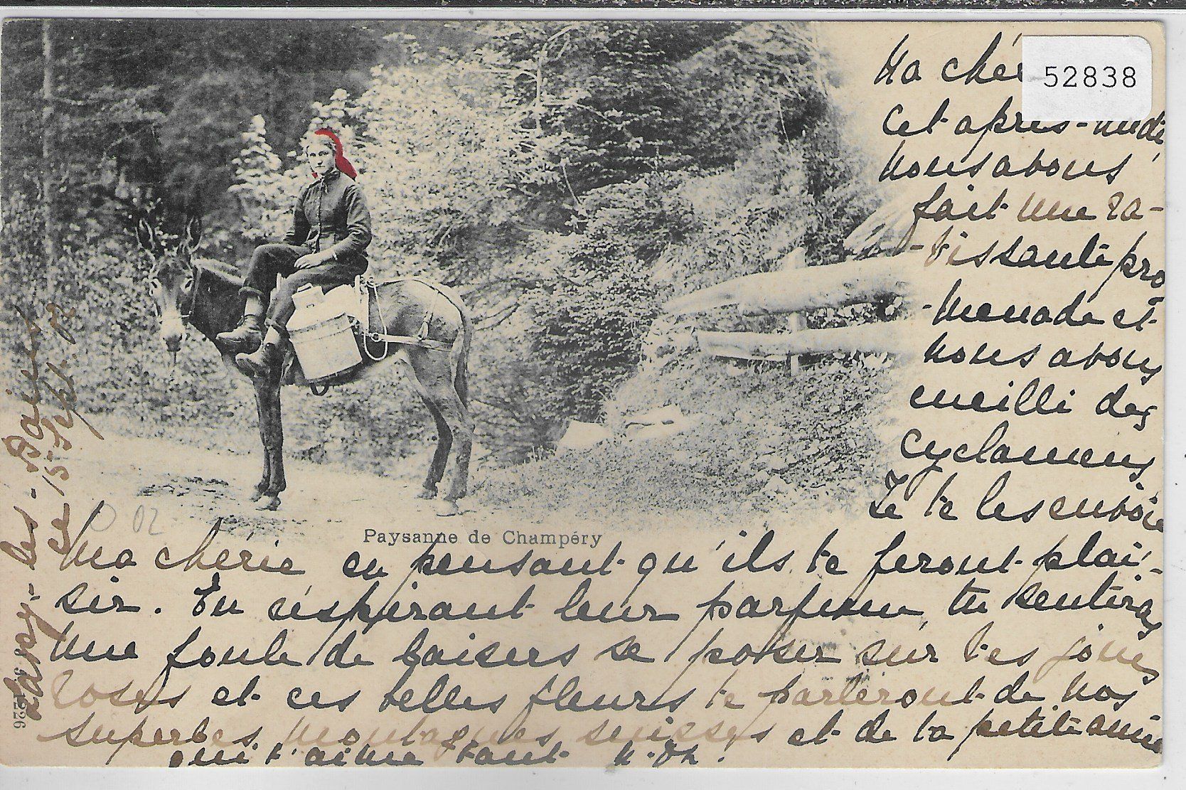 Ansichtskarten: Paysanne de Champery – Gebraucht aus Ettingen von Kartenplanet