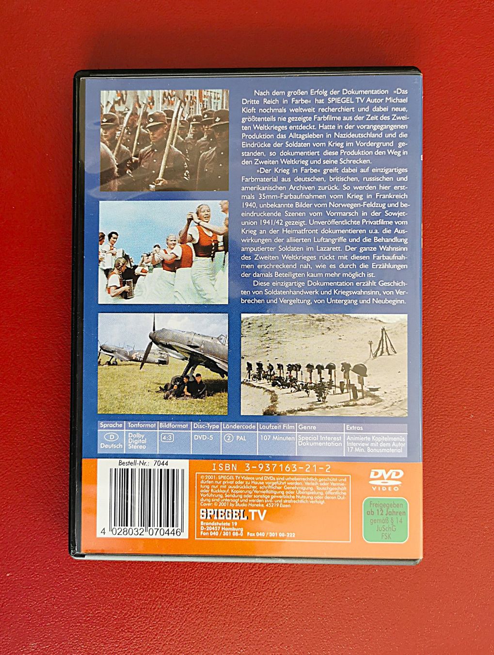 Tutti i DVDs: Der Krieg in Farbe – Usato da Lichtensteig venduto da chlepfshit 1