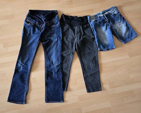 Jeans Umstandshosen Grösse 44