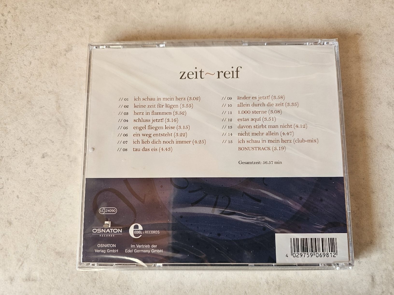 CD: Jürgen Marcus  -  Zeit - Reif  /  Fabrikneu – Nuovo e nell'imballaggio originale da Schneisingen venduto da backstore24 1