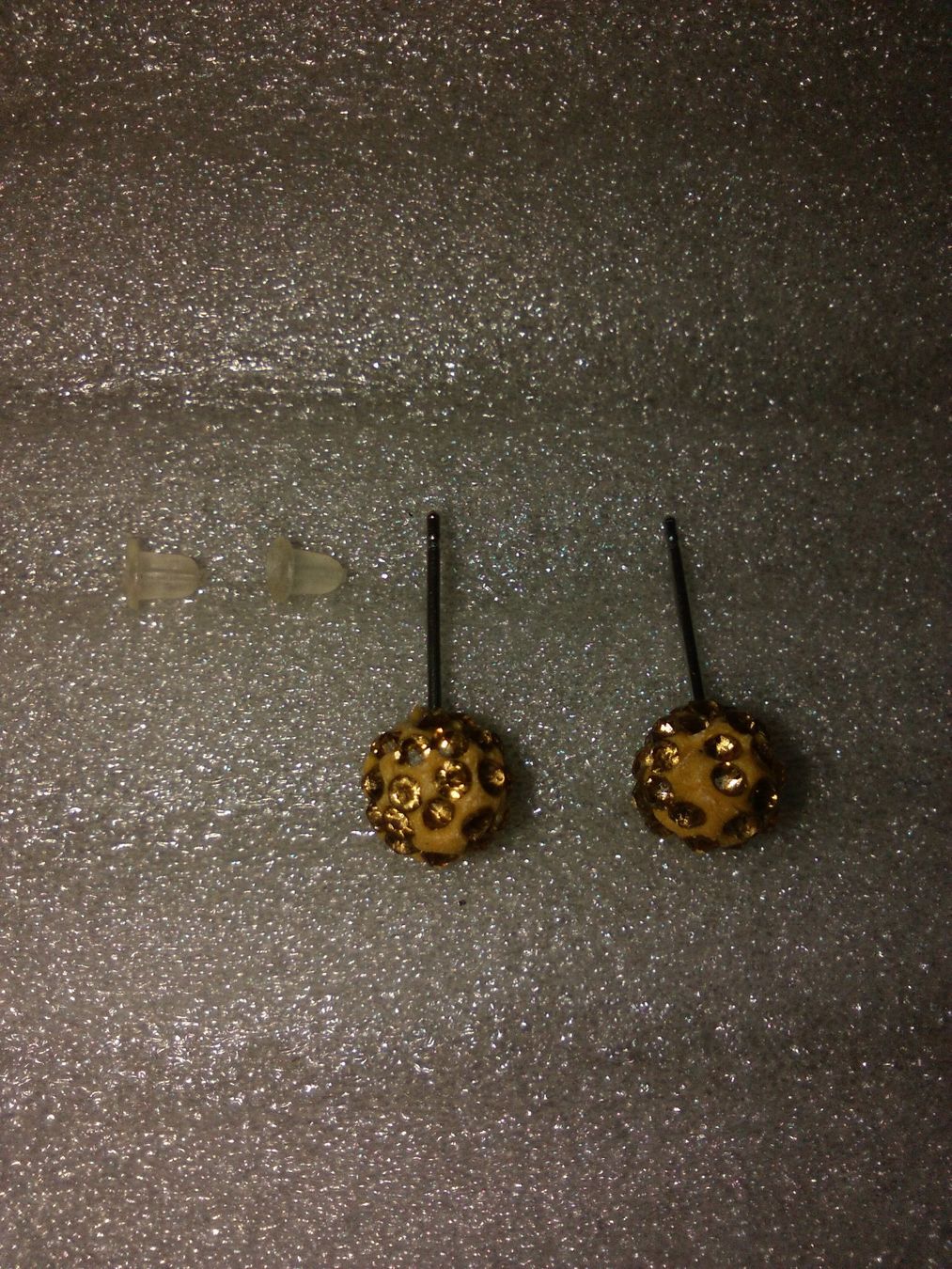 Boucles d'oreille: OHRRINGE MODESCHMUCK,,MIT ECHT KRISTALL,,BRAUN – Neuf (Voir description) à Basel par bijoutrie_4 3