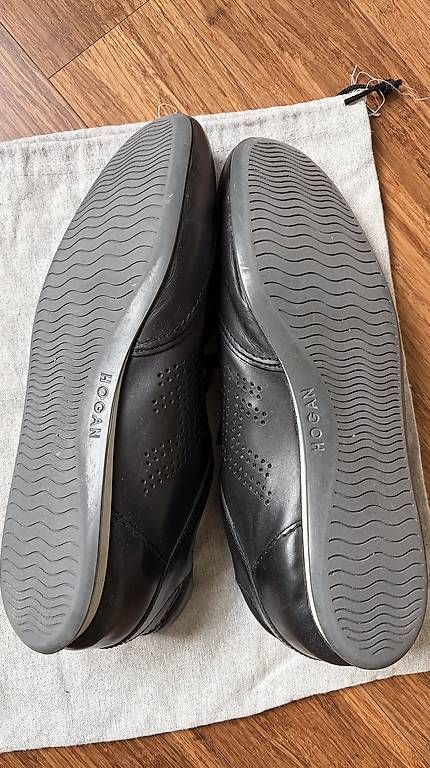 Hogan Scarpe da uomo: Hogan Leder-Sneaker - Schwarz – Usato da Oberägeri venduto da maridale 1