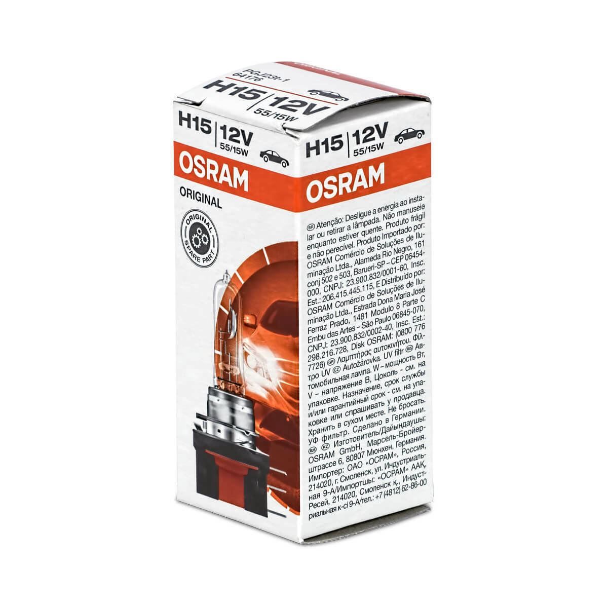Osram Tutti pezzi di ricambio auto: Osram Original Line 12V H15 – Nuovo e nell'imballaggio originale da Flawil venduto da SELMANAUTOTEILE 2