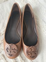 Tory Burch Ballerinas Leder Braun Grösse 38/US 8
