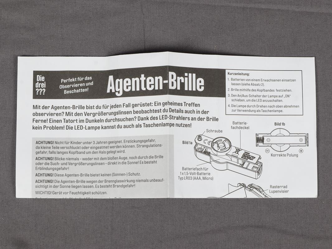VR Brille: KOSMOS  Die Drei ??? Agenten-Brille – Neu (gemäss Beschreibung) aus Steinen von Restwert_Steinen 6