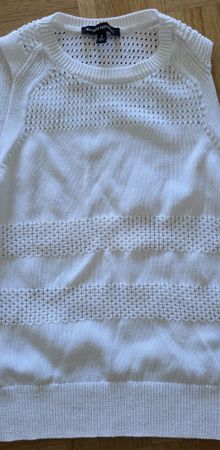 Top/Tshirt Banana Republic blanc sans mancge Taille S