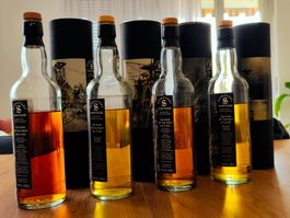 4 x Signatory Vintage "The War of the Peat" Set, Rarität!