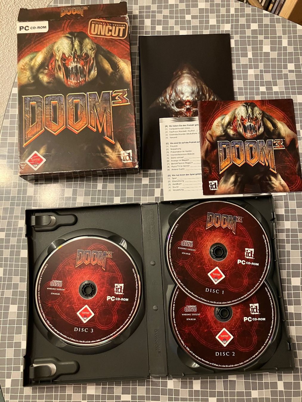 Giochi: Doom 3 - inkl. Semi Big Box (PC, 2004, deutsch) – Usato da Winkel venduto da Asdas87 2