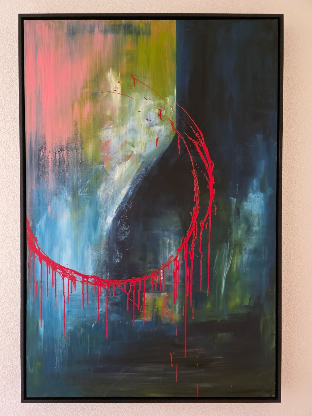 Dipinti: Abstraktes Gemälde, Acrylic Mix – Usato da Oberentfelden venduto da softiratte