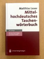 Mittelhochdeutsches Taschenwörterbuch für Germanistik