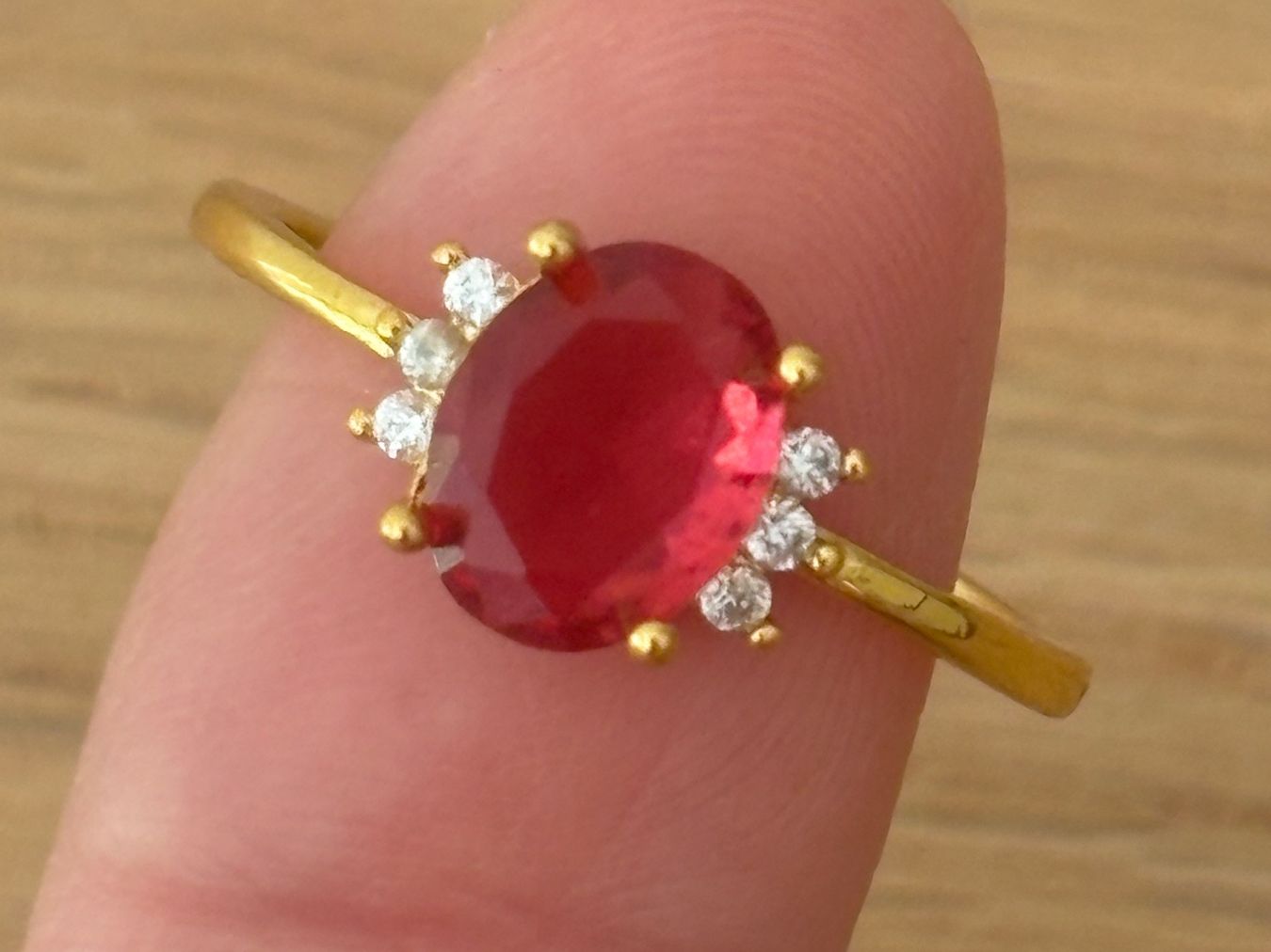 Anelli: Luxus Elegante Gr.19/9 Ring Farbe:  Gold – Nuovo (secondo la descrizione) da Biel-Bienne venduto da Roserosse13 1