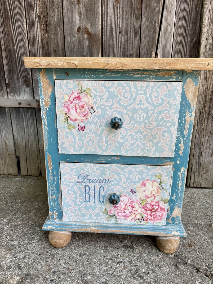 Comodini: Nachttisch Kommode Shabby chic Vintage – Nuovo (secondo la descrizione) da Gündisau venduto da yuma06 3