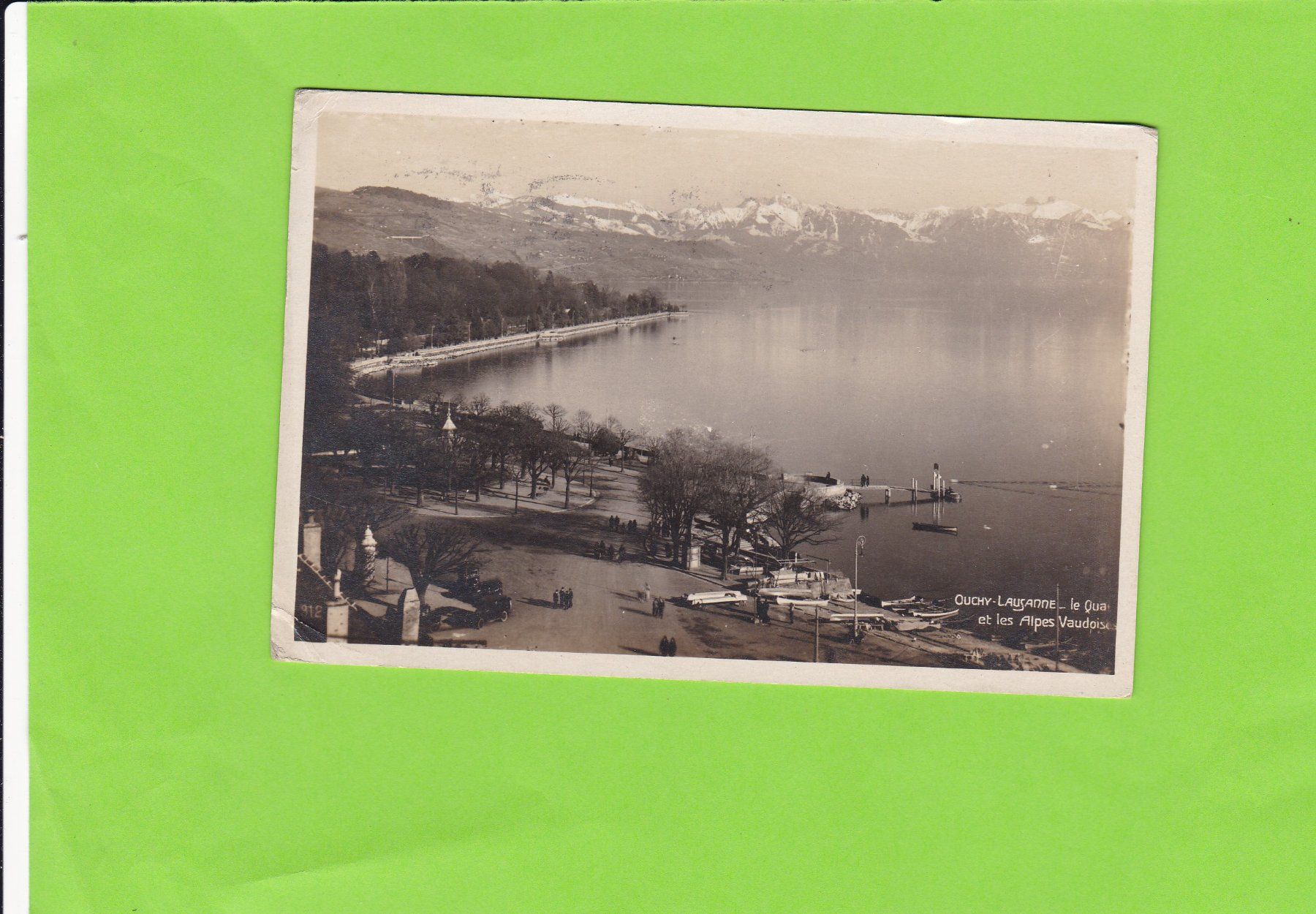 Cartoline postali: Ouchy-Lausanne--1925 – Usato da St. Peterzell venduto da neckertal