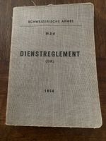 Schweizer Armee, Dienstregelement (DR) 1954, Top Zustand!
