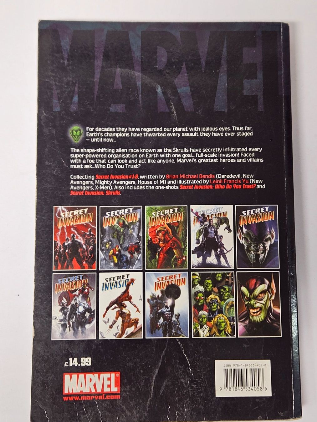 Libri: MARVEL Secret Invasion  / #WT18 – Usato da Oberdorf BL venduto da BaldenEagle 3