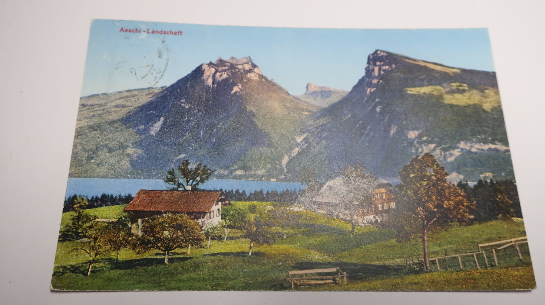 Cartoline postali: Aeschi - Landschaft 1924 – Usato da Cormoret venduto da Pascalll2001 1