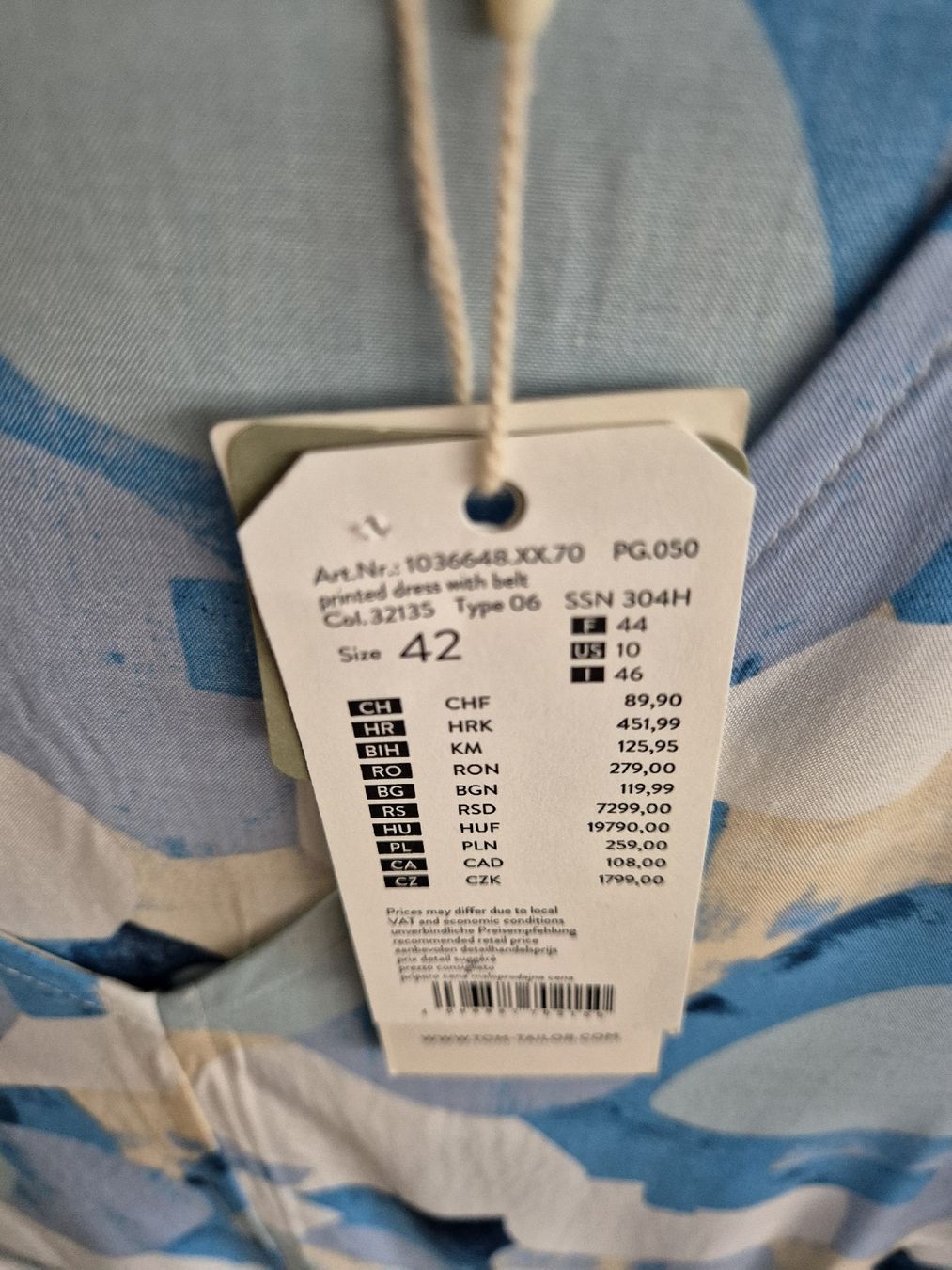 Tom Tailor Vestiti: Tom Tailor Kleid NEU 42 – Nuovo e nell'imballaggio originale da Zug venduto da puzzle73 1