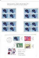 1958: WERBEMARKEN; FDC+VIERERBL.ET-0 I (2x),F,D 620.-+