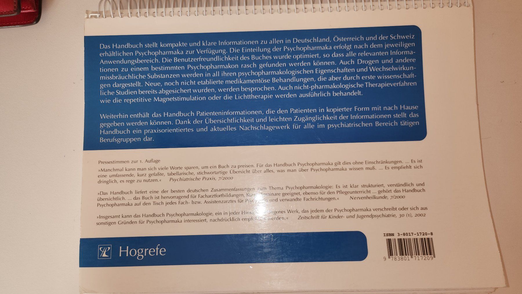 Libri: Handbuch Psychopharmaka, 2. Auflage – Usato da Dietikon venduto da Buchantiqdietikon 1
