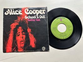 ALICE COOPER rare Single Schoo's out Glam Hard Cover 2