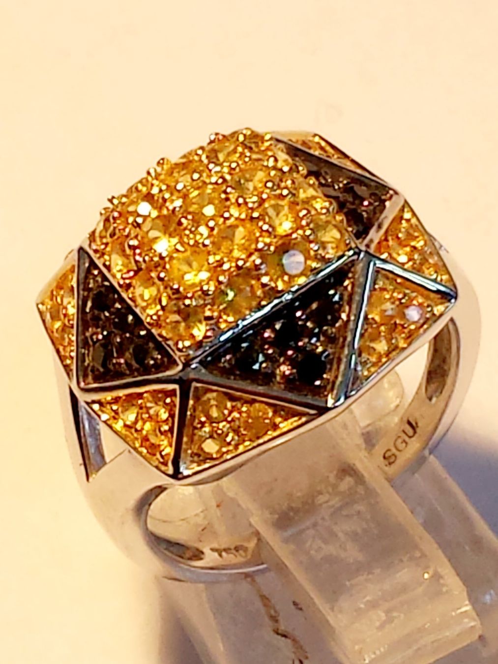 Anelli: Weissgold Edelstein Fingerring – Nuovo (secondo la descrizione) da Zürich venduto da Benedikt21 7