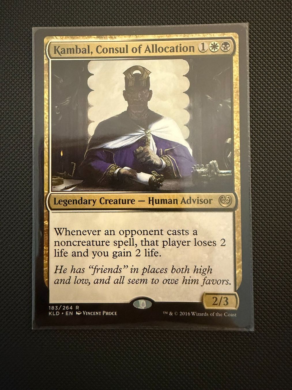 Magic The Gathering Carte collezionabili: Kambal, Consul of Allocation – Usato da Ulisbach venduto da joelsj
